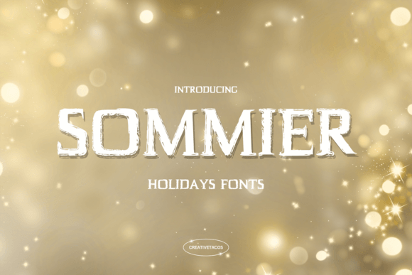 Adding Charm to Crafts: The Sommier Holidays Font for Makers