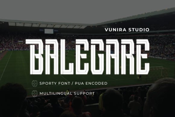 Balegare: A Dynamic Display Font for Modern Editorial Design