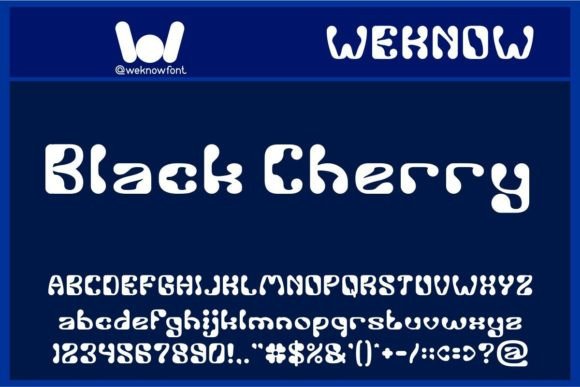 Black Cherry: A Bold Display Font for Business Branding