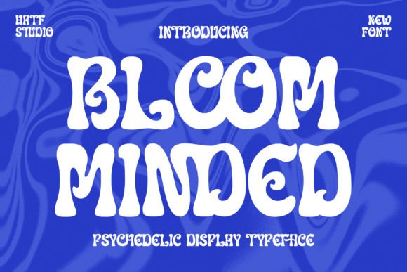 Bloom Minded: A Psychedelic-Inspired Display Font for Bold Branding