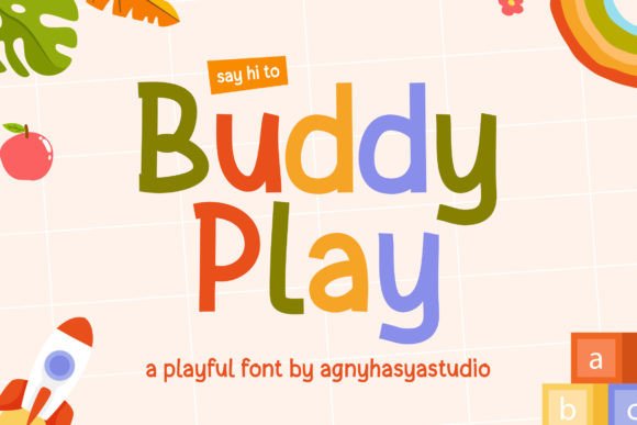 Buddy Play: A Designer’s Take on This Playful Display Font
