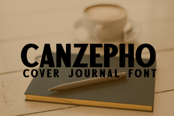 Canzepho: A Bold Display Font for Editorial Impact