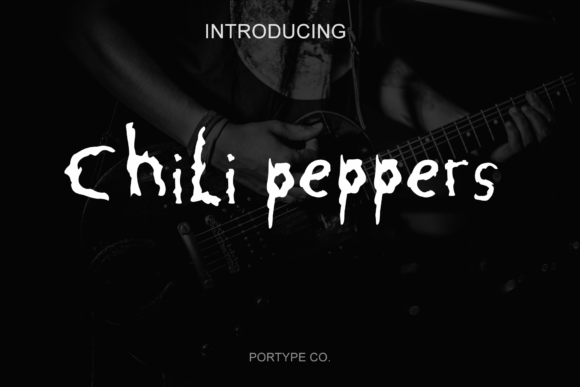 Chili Peppers: A Bold Display Font with Personality