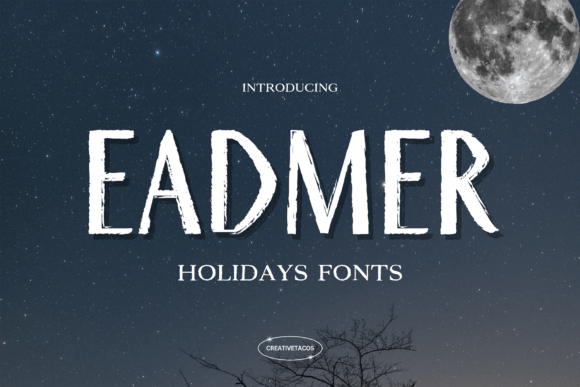 Eadmer: A Stylish Brush Font for Joyful Holiday Branding