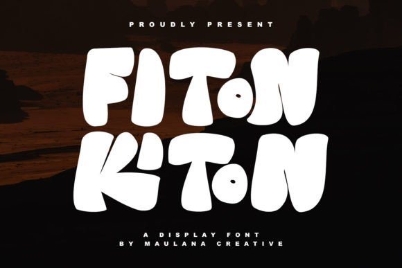 Fiton Kiton: A Playful Display Font for Modern Editorial Design