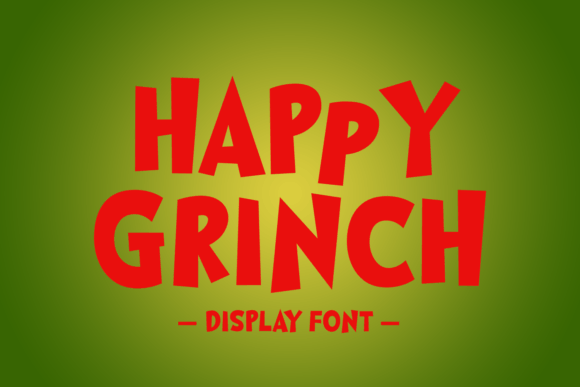 Happy Grinch: A Cheerful Font That Elevates Small Business Branding