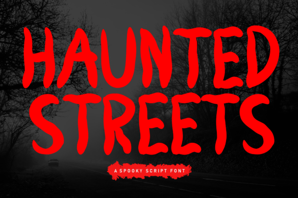 Haunted Streets: A Spooky-Cute Display Font That Elevates Brand Materials