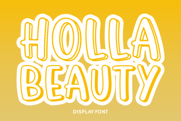 Holla Beauty: A Font That Turns Brand Visuals Into Works of Art
