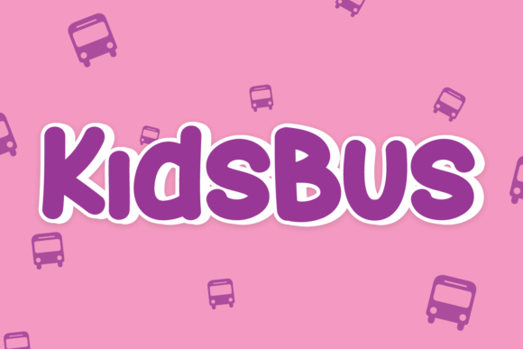 Kids Bus: A Playful Display Font for Creative Web Design Projects