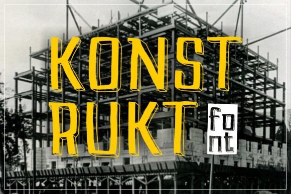 Konstrukt: A Bold Display Font That Elevates Campaign Visuals