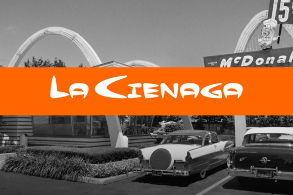 La Cienaga: A Playful Display Font for Modern Editorial Design