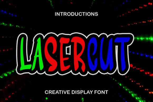 Lasercut: A Playful Display Font That Elevates Small Business Branding