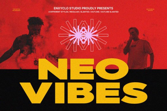 Neovibes: A Bold Display Font That Elevates Modern Marketing Typography