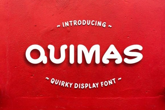Quimas: A Festive Display Font for Web Designers