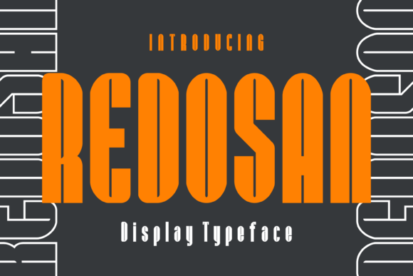 Redosan: A Bold Display Font for Editorial Impact