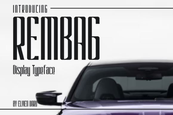 Rembag: A Display Font That Elevates Campaign Visuals with Personality and Clarity