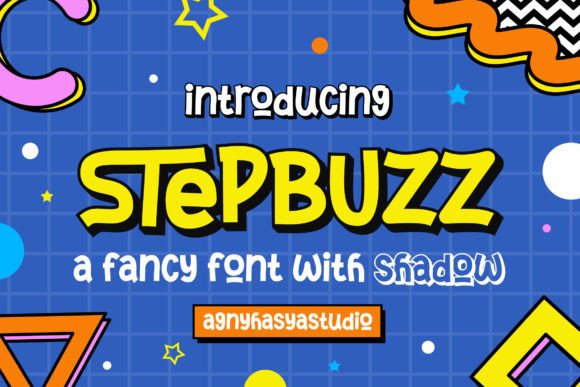 Stepbuzz: A Playful Display Font That Elevates Digital Marketing Visuals