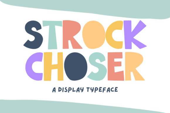 Strock Choser: A Dynamic Display Font for Modern Editorial Design