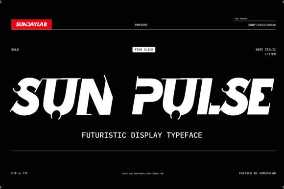 Sun Pulse: The Futuristic Typeface That Elevates Campaign Visuals