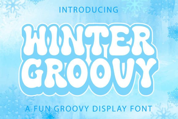 Winter Groovy: A Vintage-Inspired Display Font for Modern Web Design